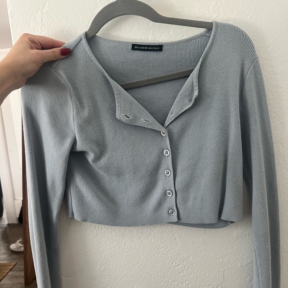Brandy Melville Tops - Brandy Melville Long Sleeve Button
